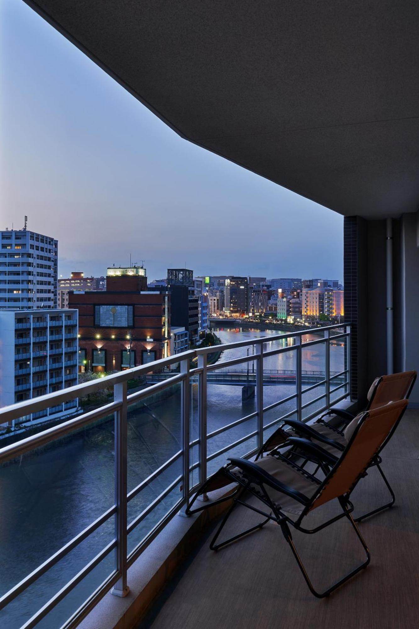 Alfacio Riverside Stay Hakata Fukuoka (Fukuoka) Exterior foto